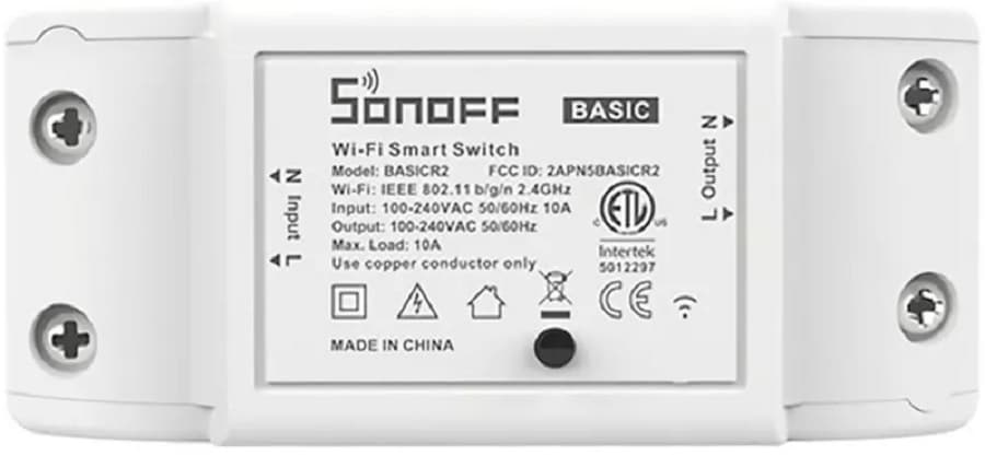 Interruptor Smart Sonoff BasicR2 Wi-Fi Branco