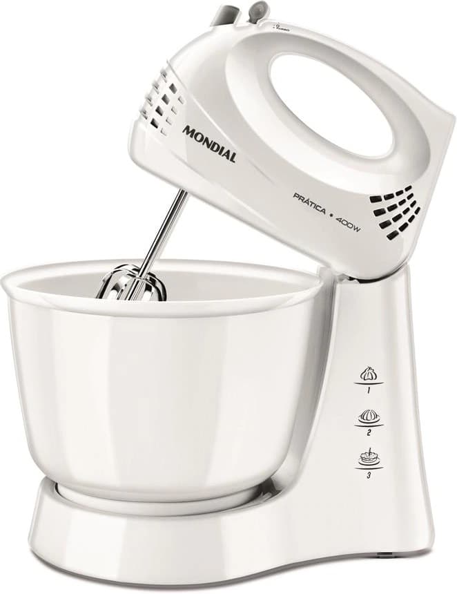 Batedeira Mondial Práctica B-44-W 400W 220V - Branco