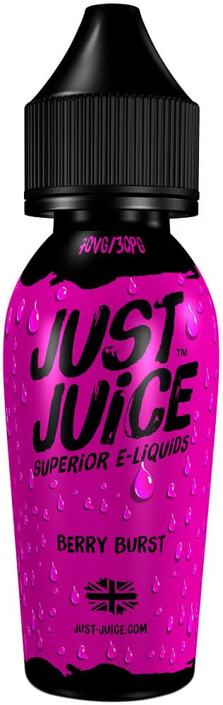 Essência Para Vaper Just Juice 3mg Nicotina Berry Burst - 60ml