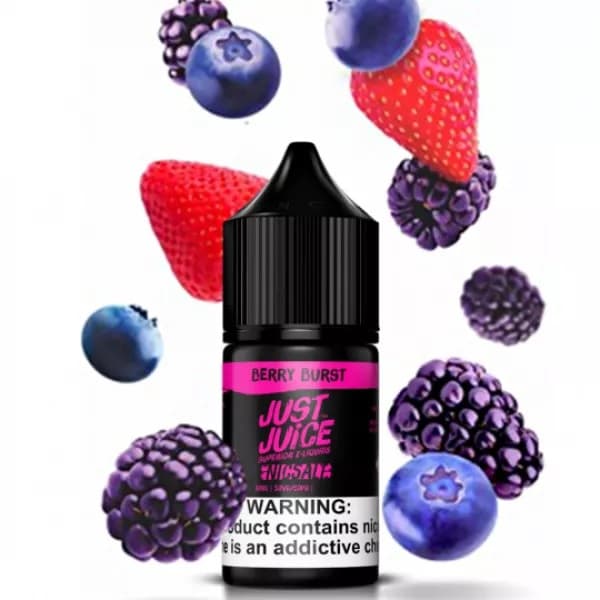 Essência para Vaper Just Juice Nic Salt Berry Burst 30mg Nicotina - 30mL