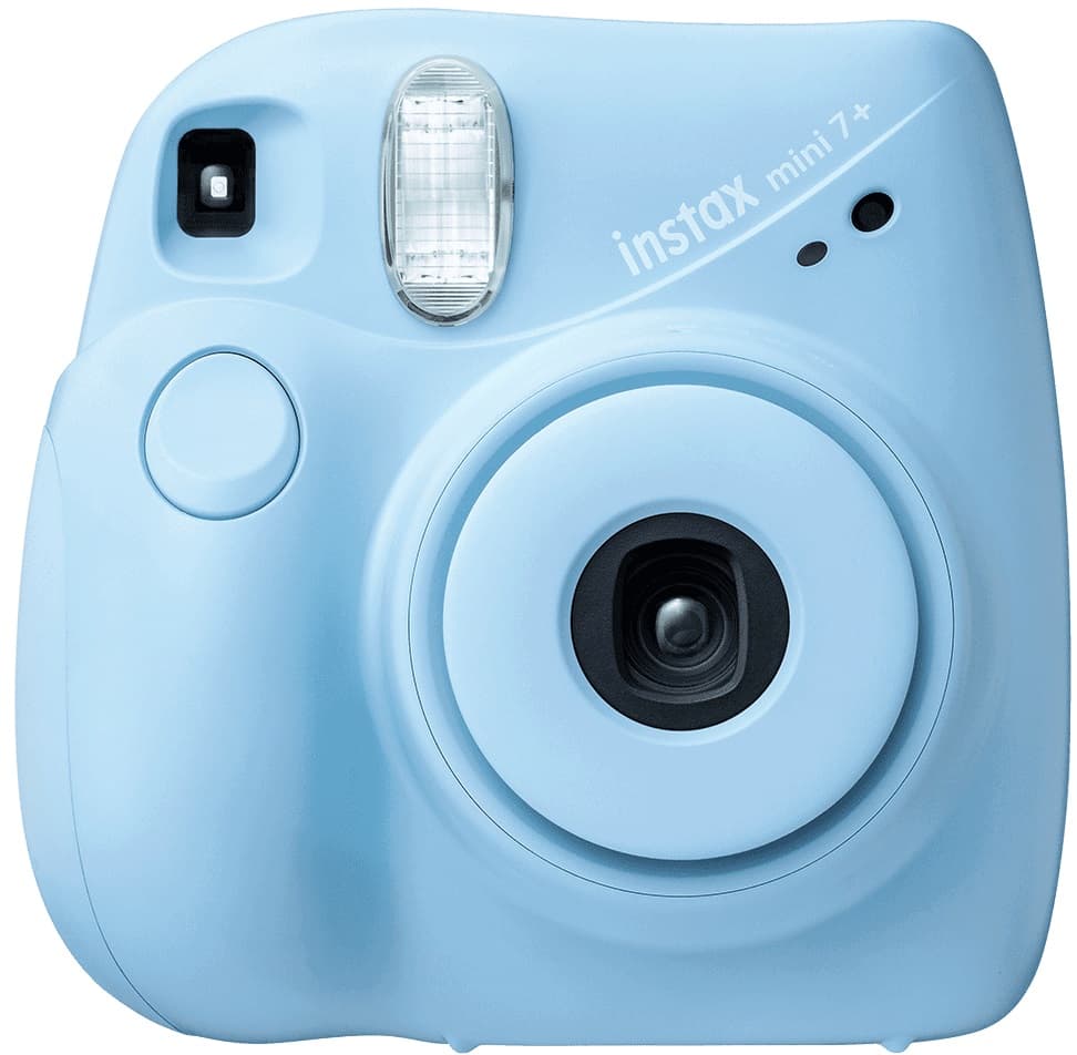 Câmera Instantânea Fujifilm Instax Mini 7+ Light Blue + Papel Térmico Instax Mini (10 unidades) 1