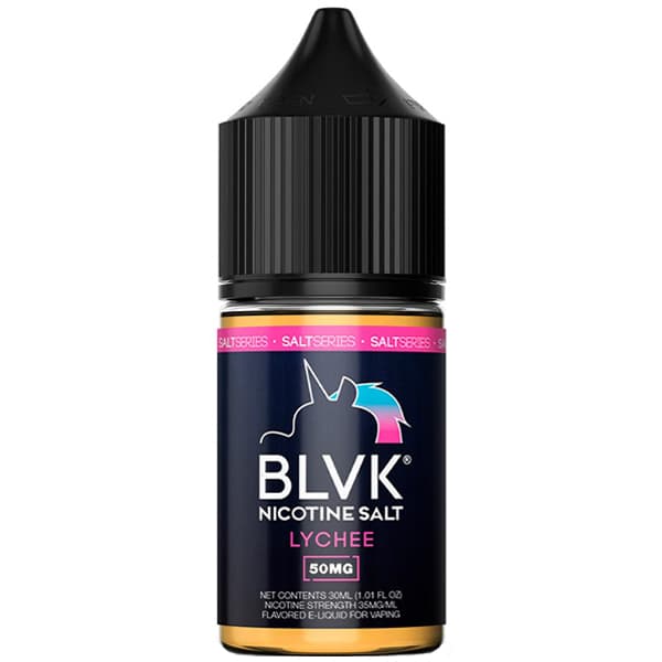 Essência Para Vaper BLVK Nicotine Salt Lychee 50mg Nicotina - 30ml