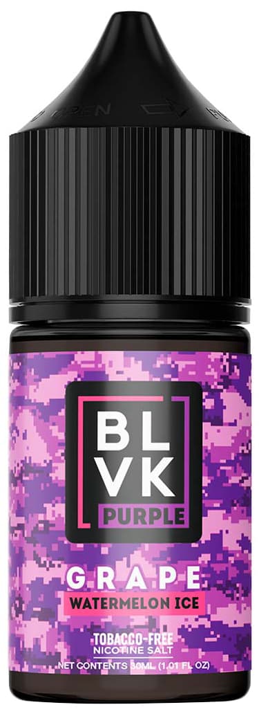Essência Para Vaper BLVK Purple 35mg Nicotina Salt Grape Watermelon Ice - 30ml