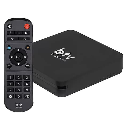 Receptor BTV Express E13 4K UHD 2/8GB - Preto