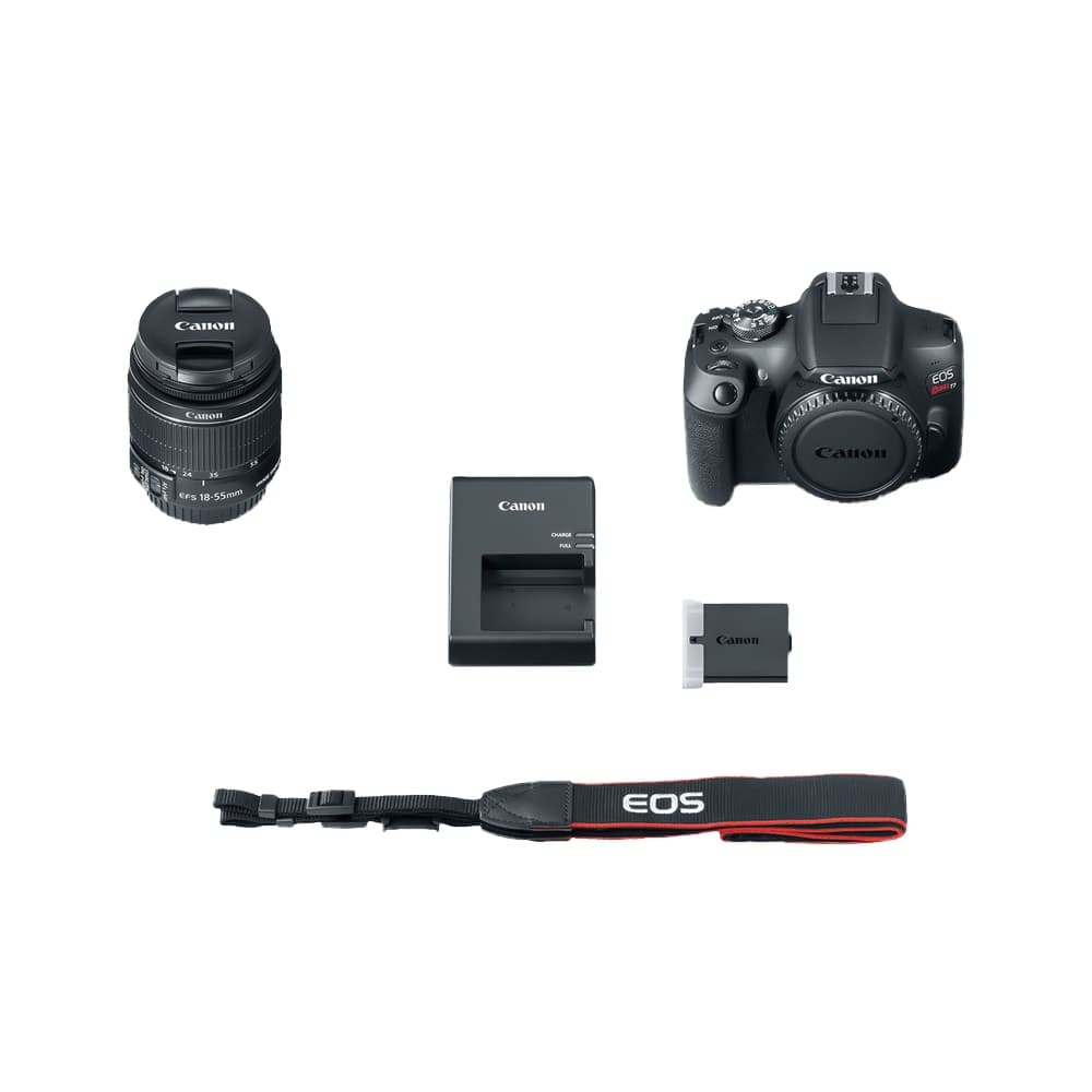 Câmera Canon EOS Rebel T7 (T7+) EF-S 18-55m IS II Kit 1:3.5-5.6 - Black 5
