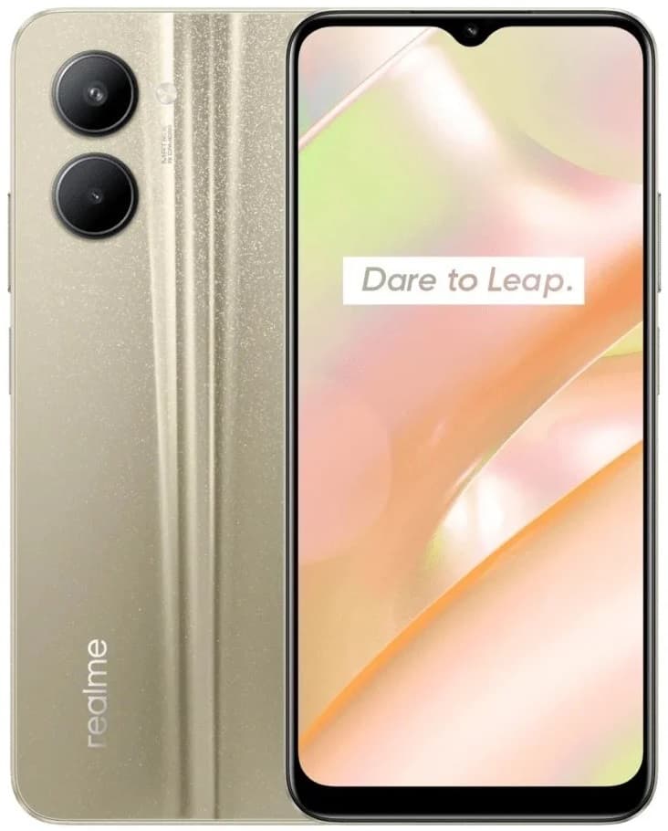 Smartphone Realme C33 RMX3624 DS LTE 6.5" 4/128GB - Sandy Gold