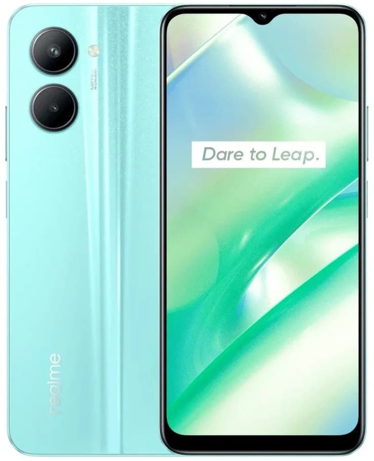 Smartphone Realme C33 RMX3624 DS LTE 6.5" 4/64GB - Aqua Blue