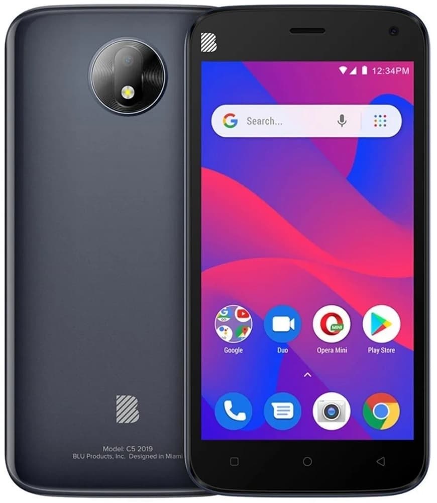 Smartphone Blu C5 2019 C110L DS 3G 5.0" 1/16GB - Cinza