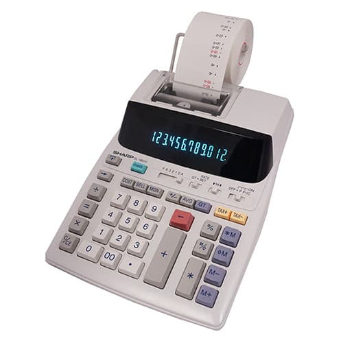 Calculadora Sharp EL-1801 110v - Branco 1