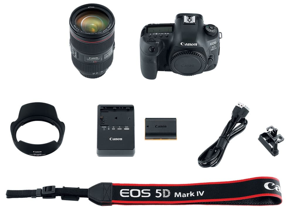 Câmera Canon Eos 5D Mark IV Kit 24-105mm F/4L IS II USM - Black 4