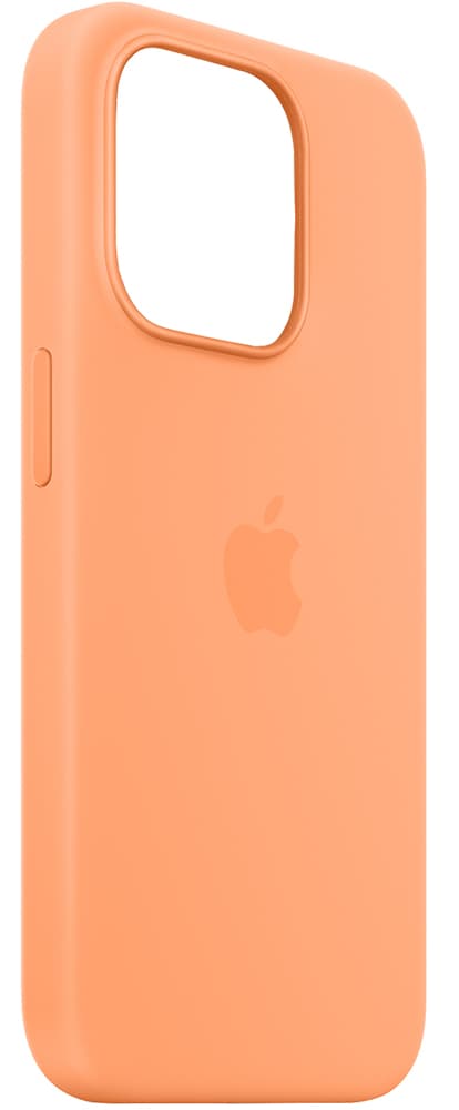Apple Capa iPhone 15 Pro Silicone Case MT1H3ZM/A with MagSafe - Orange Sorbet 1
