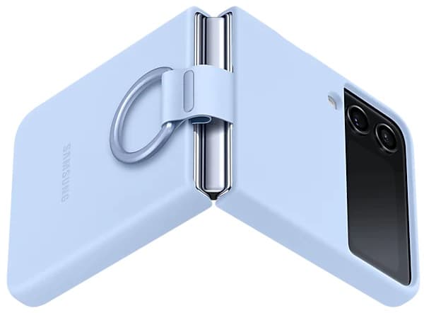Capa Samsung Galaxy Z Flip4 EF-PF721TLEGWW With Ring - Artic Blue 3