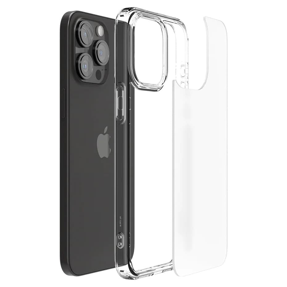 Capa Spigen iPhone 15 Pro ACS06471 Crystal Hybrid - Clear 4