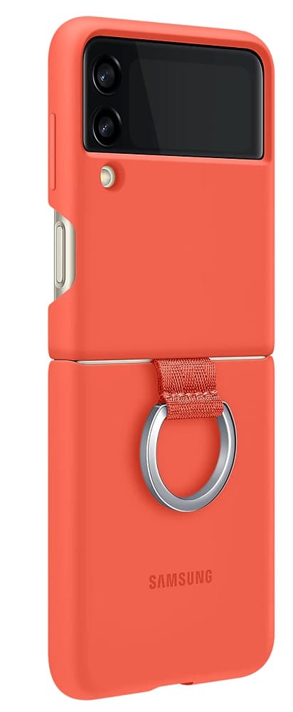 Capa Samsung Galaxy Z Flip 3 EF-PF711TPEGWW Con Ring - Coral 1