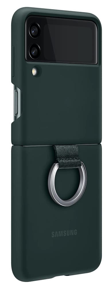 Capa Samsung Galaxy Z Flip 3 EF-PF711TGEGWW con Ring - Green 1