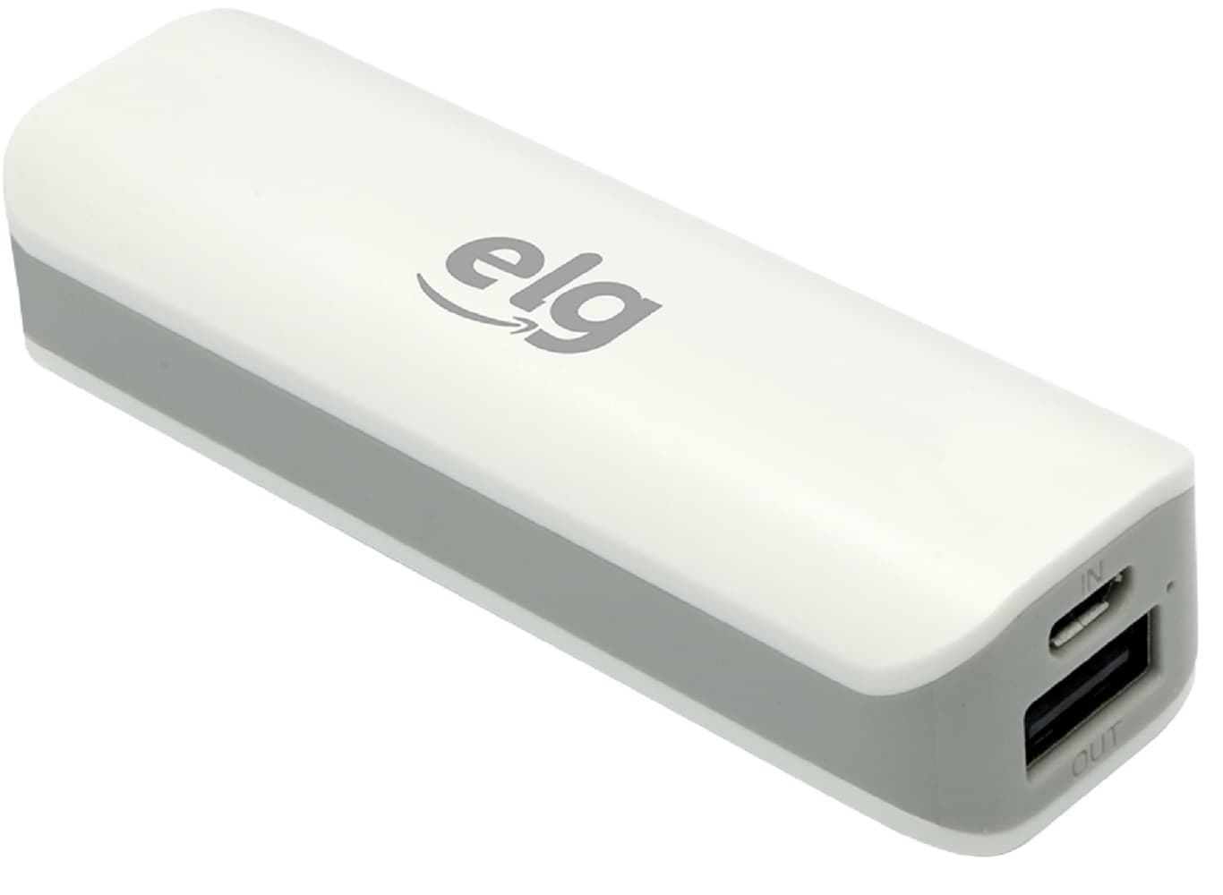 Carregador USB Portátil ELG ECPB2 2000MAH Branco  1