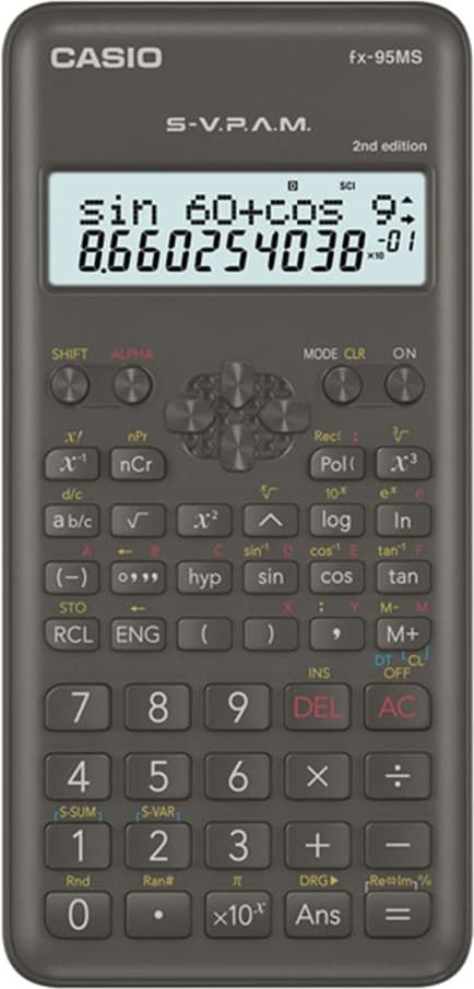 Calculadora Casio FX-95MS 2nd Edition - Preto