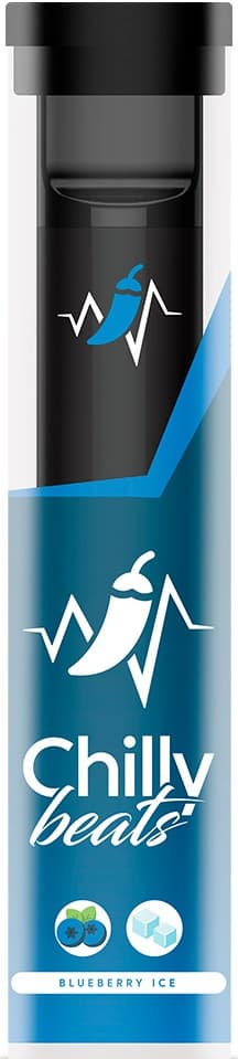 Vaper Descartável Chilly Beats C6 5% Nicotina 600 Puffs - Blueberry Ice