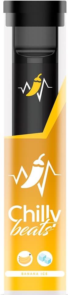 Vaper Descartável Chilly Beats C6 5% Nicotina 600 Puffs - Banana Ice