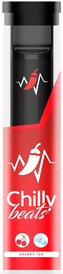 Vaper Descartável Chilly Beats C6 5% Nicotina 600 Puffs - Cherry Ice