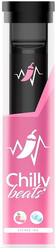 Vaper Descartável Chilly Beats C6 5% Nicotina 600 Puffs - Lychee Ice