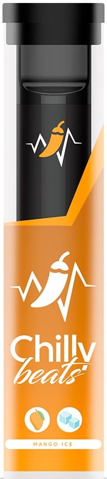 Vaper Descartável Chilly Beats C6 5% Nicotina 600 Puffs - Mango Ice