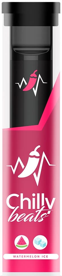 Vaper Descartável Chilly Beats C6 5% Nicotina 600 Puffs - Watermelon Ice