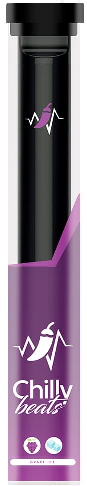 Vaper Descartável Chilly Beats C10 5% Nicotina 1000 Puffs - Grape Ice
