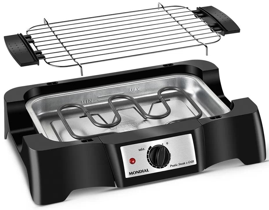 Churrasqueira Elétrica Mondial Pratic Steak & Grill II CH-07 - 220V 1