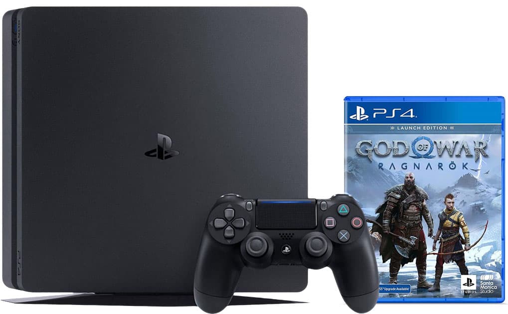 Console Sony PlayStation 4 CUH-2215B 1TB God of War Ragnarok - Jet Black 1