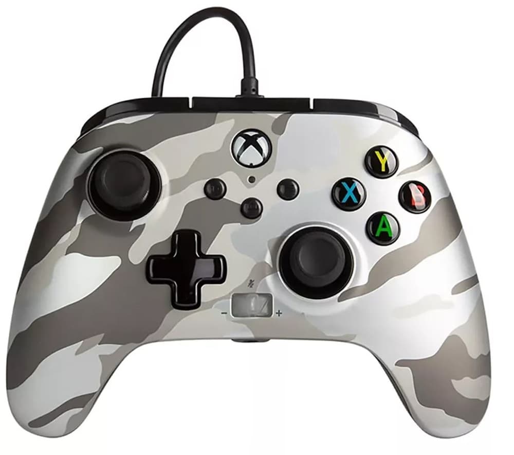 Controle Xbox Series X/S PowerA Enhanced Wired Metallic Arctic Camo