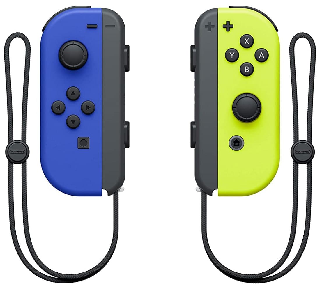Controle Nintendo Switch Joy-Con (L/R) - Blue/Neon Yellow