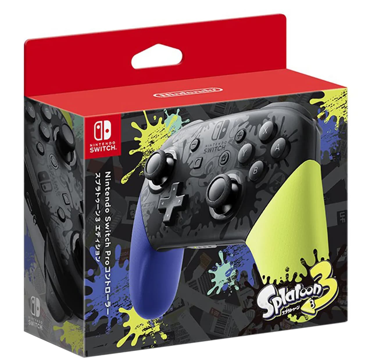 Controle Nintendo Switch Pro Wireless Edição Splatoon 3 (Japonês) 4