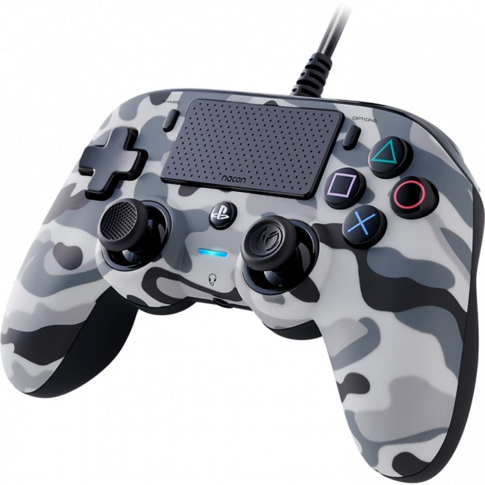 Controle Nacon Wired Compact SLEH-00629 para PS4/PC - Camuflado 1