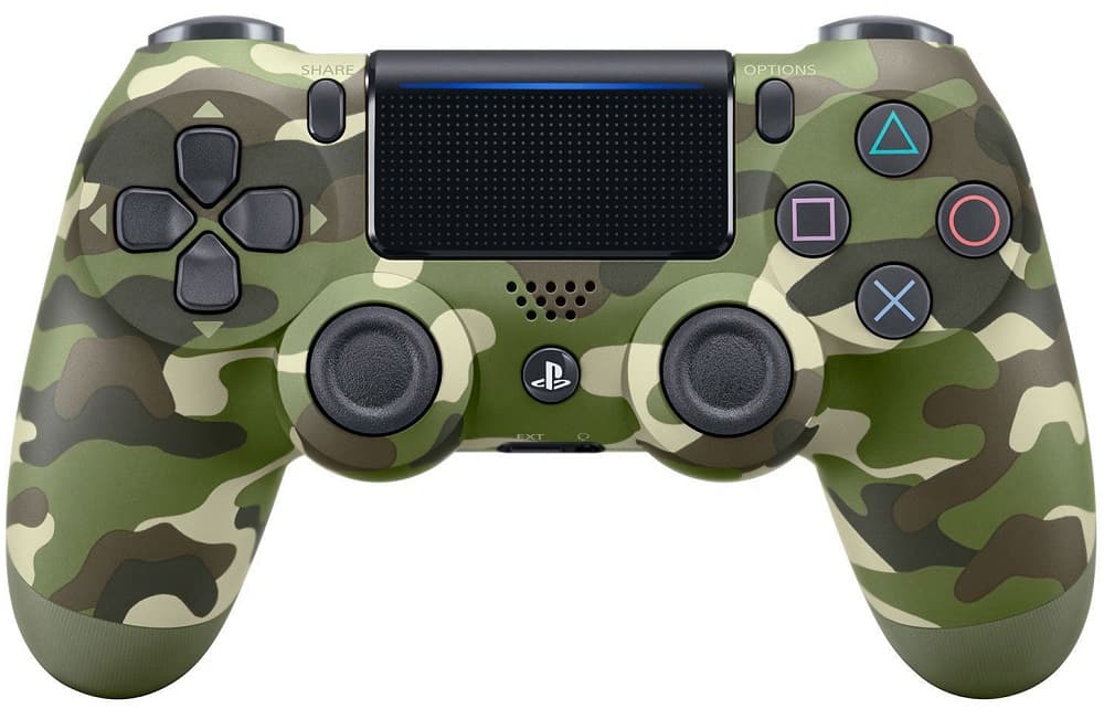 Controle Sony Dualshock 4 para PlayStation 4 CUH-ZCT2G 16 - Green Camouflage (Japonês)  1