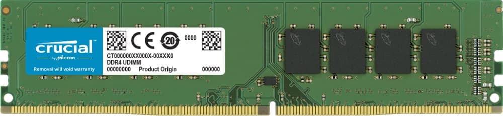 Memória para PC 16GB Crucial DDR4 2400MHz CT16G4DFD824A