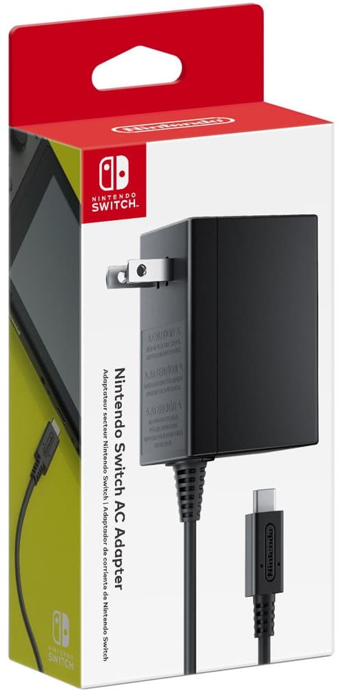 Carregador Nintendo Switch HAC A ADHGA USZ Bivolt - Preto