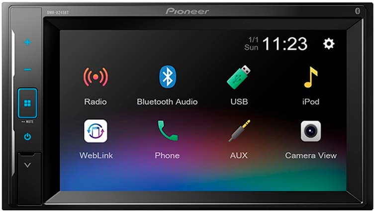 Toca DVD Pioneer DMH-A245BT 6.2" Touch