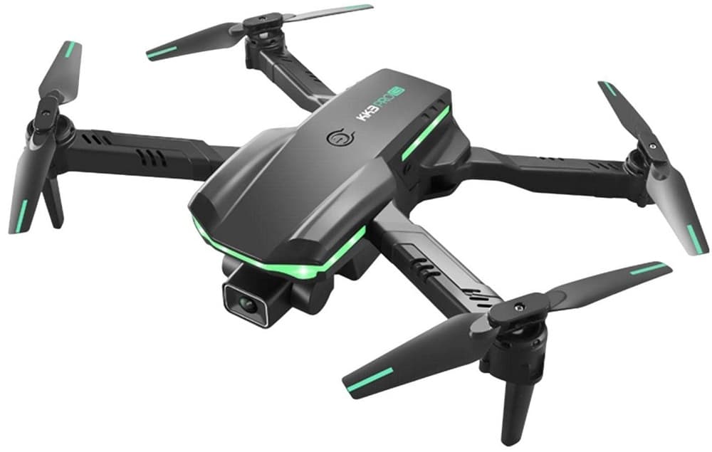 Drone WLRC KK3 Pro G HD Dual - Black/Green 1