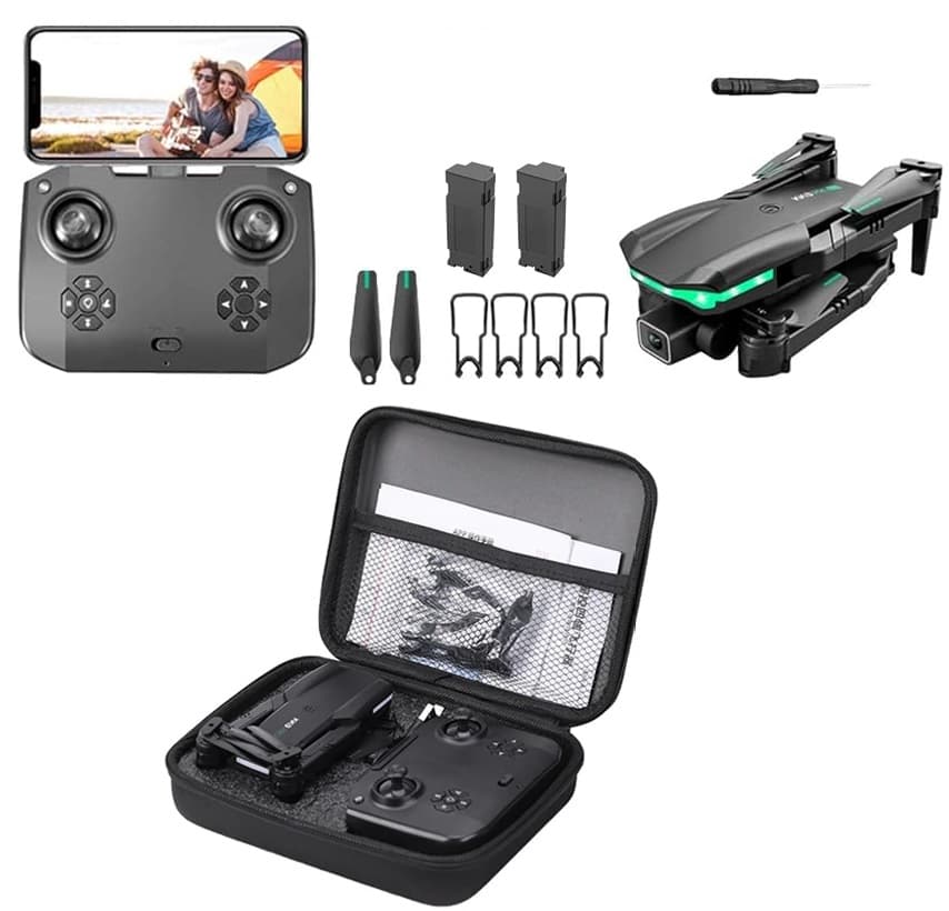 Drone WLRC KK3 Pro G HD Dual - Black/Green 4