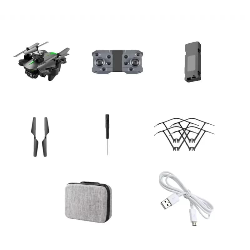 Drone Xin Kai Yang Four Sides Avoidance KY605 Dual HD - Black/Green 3