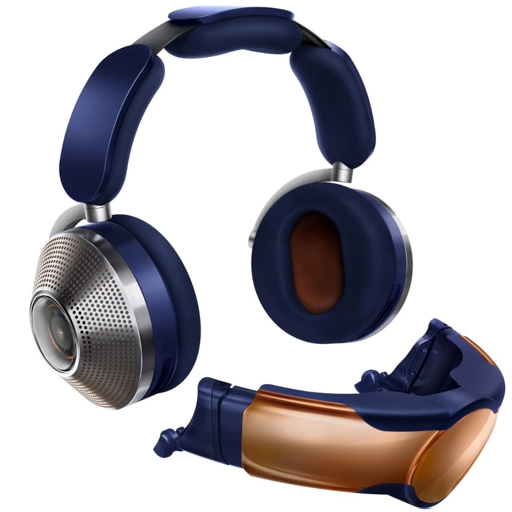 Fone de Ouvido Dyson Zone Absolute+ WP01 Air Purifying Wireless - Prussian Blue/Bright Copper