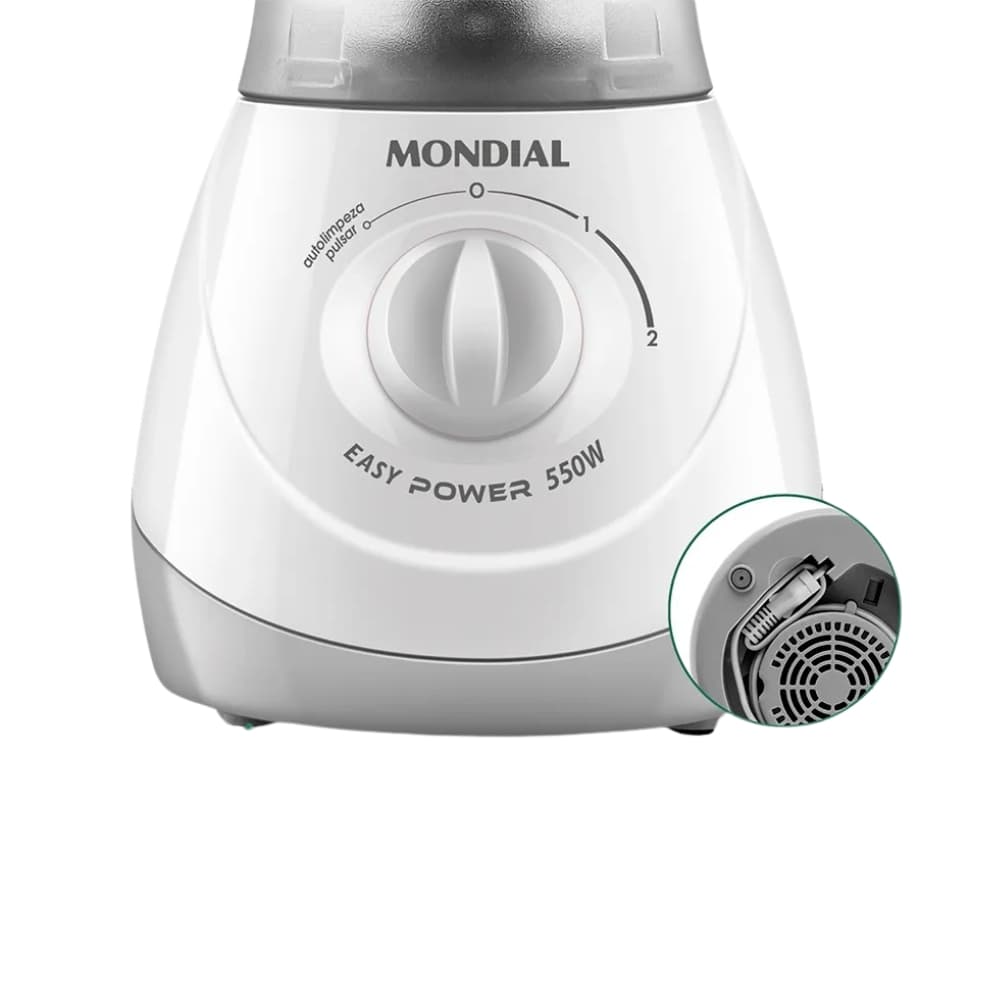 Liquidificador Mondial Easy Power L-550-W 220V 1.9L 550W - White 1
