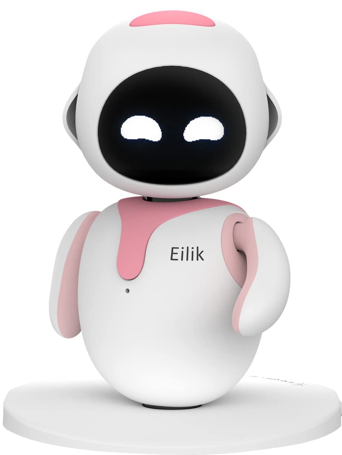 Eilik Robot Inteligente Interativo de Mesa - Pink/White