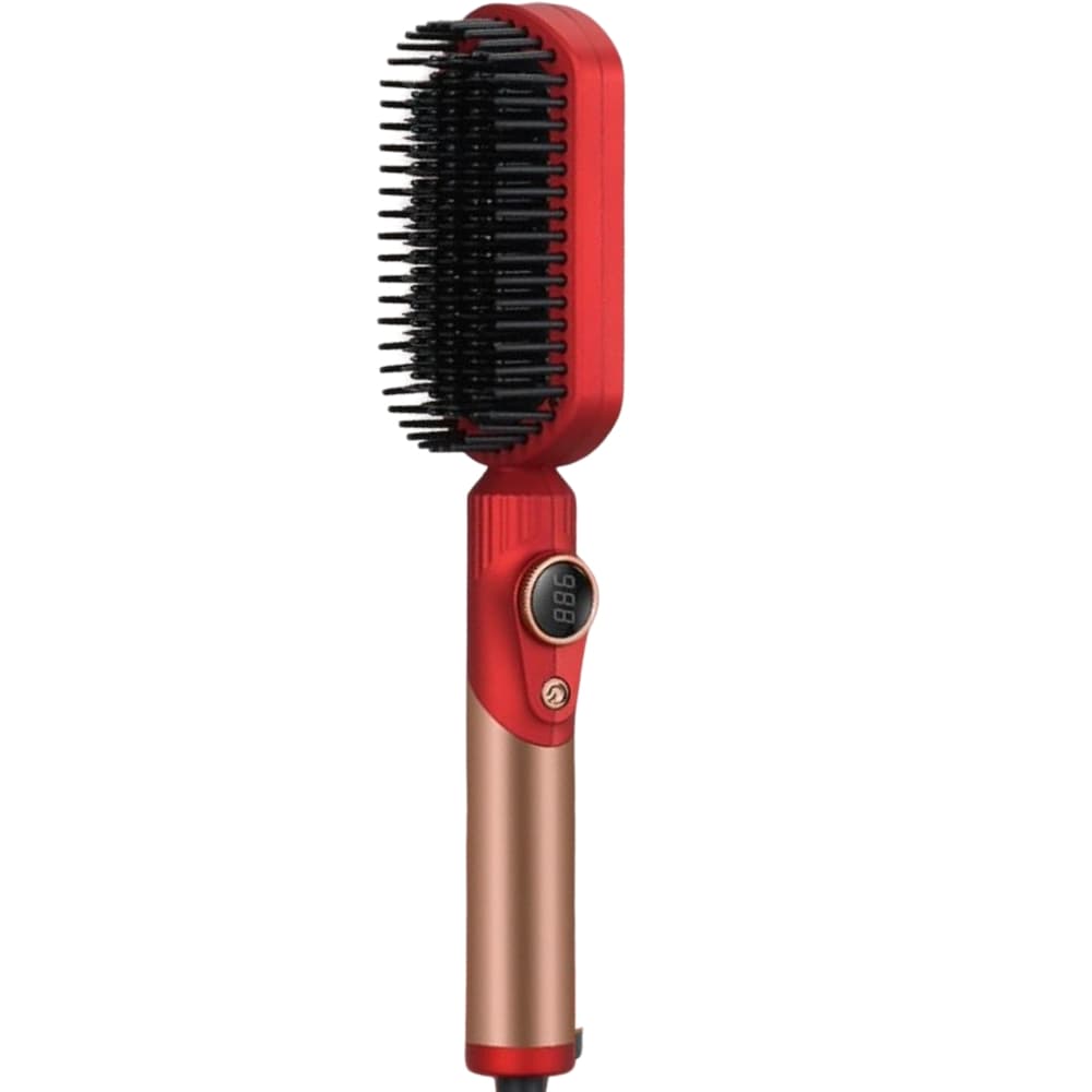 Escova Alisadora Enzo EN-4002 65W 2V - Red 1