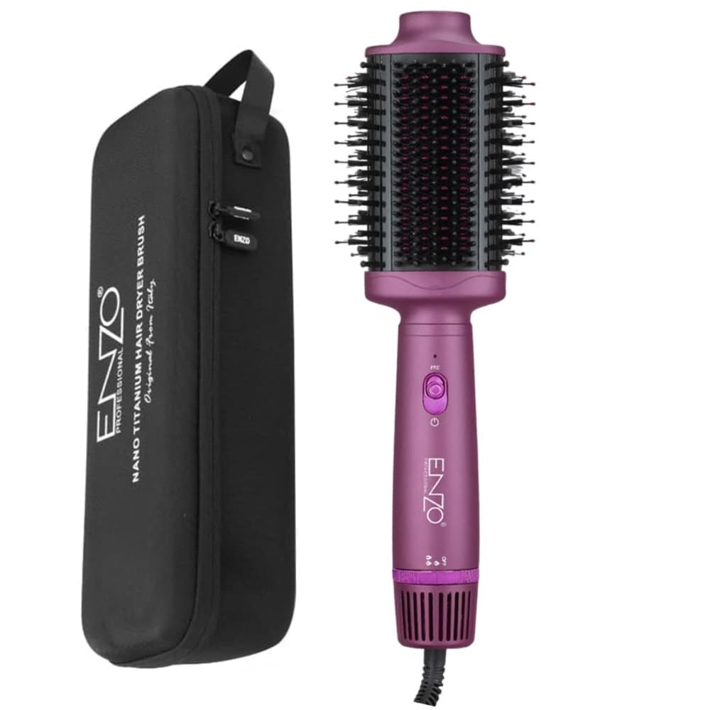 Escova Secadora Enzo Magic Brush EN-4110 1500W 220V - Purple