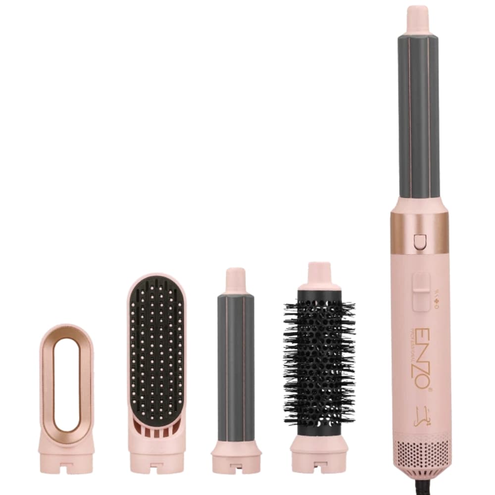 Modelador Multifuncional Enzo 5 em 1 EN-4142 1200W 220V - Peachy Pink 1