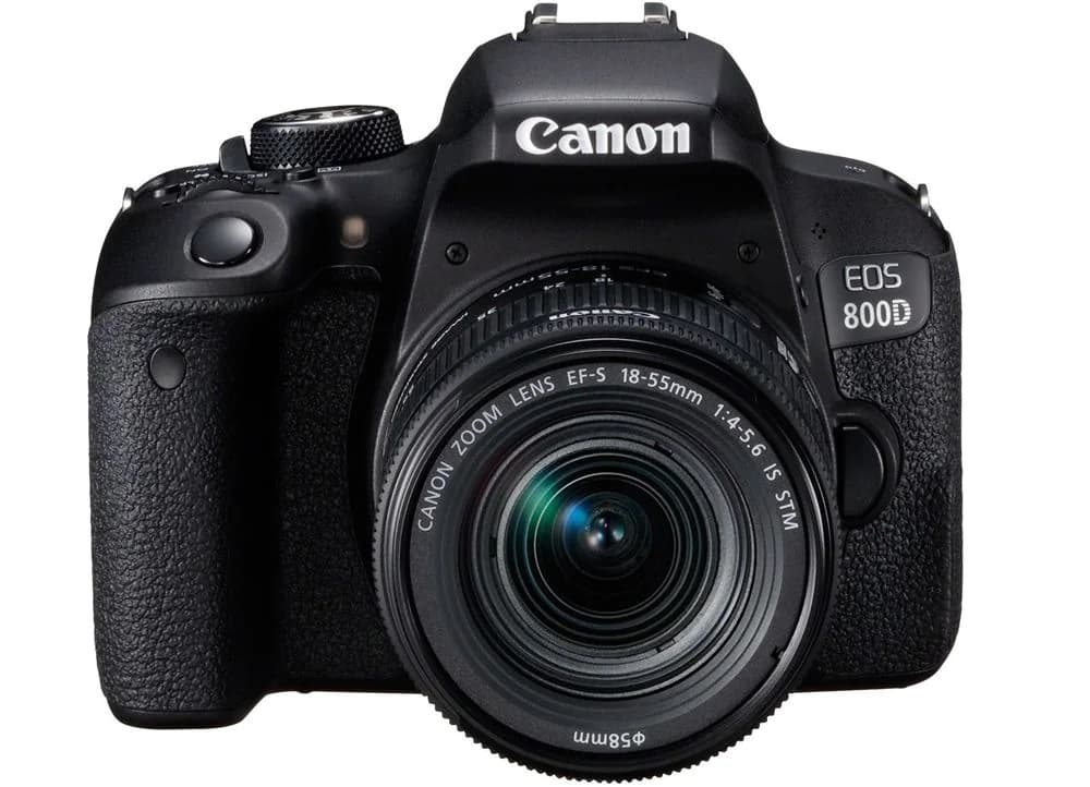 Câmera Digital Canon EOS 800D KIT 18-55MM IS STM DSLR - Preto 1