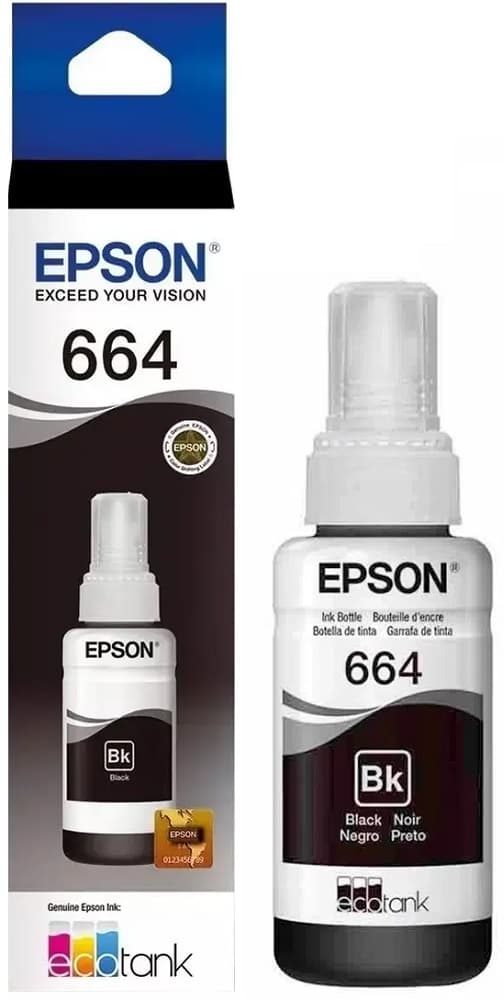 Tinta Epson T664120 70ml - Preto