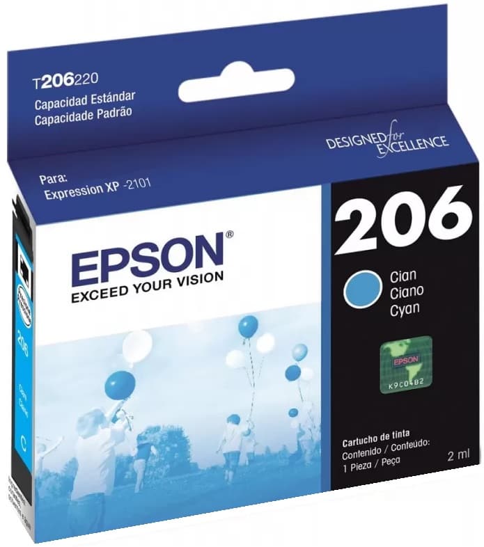 Cartucho De Tinta Epson T206220-AL - Cyan